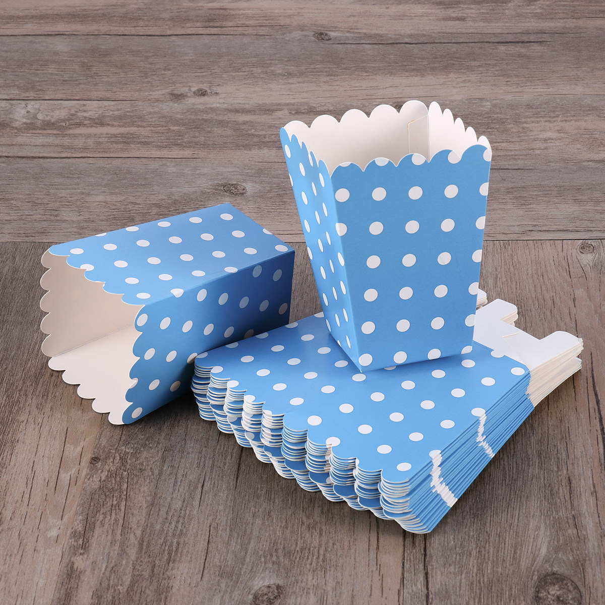 Food Day Snacks - 24 Scatole per Popcorn in Carta