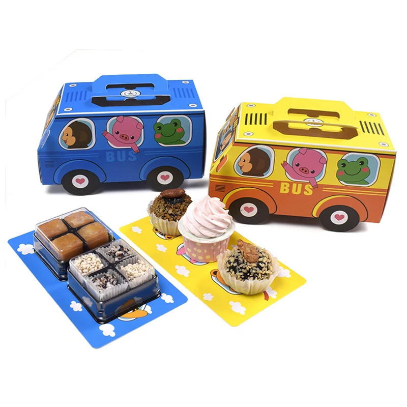 Food Day Snacks - 6PCS Confezione regalo Maniglia per imballaggio