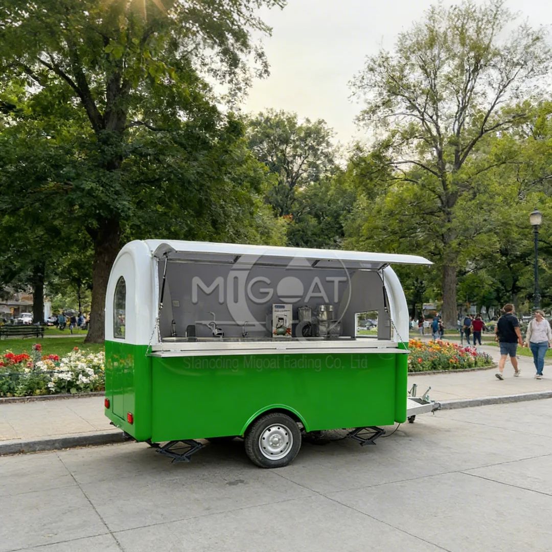 Food Snacks That Are Green - Food Truck Mobile Personalizzabile per Cucina