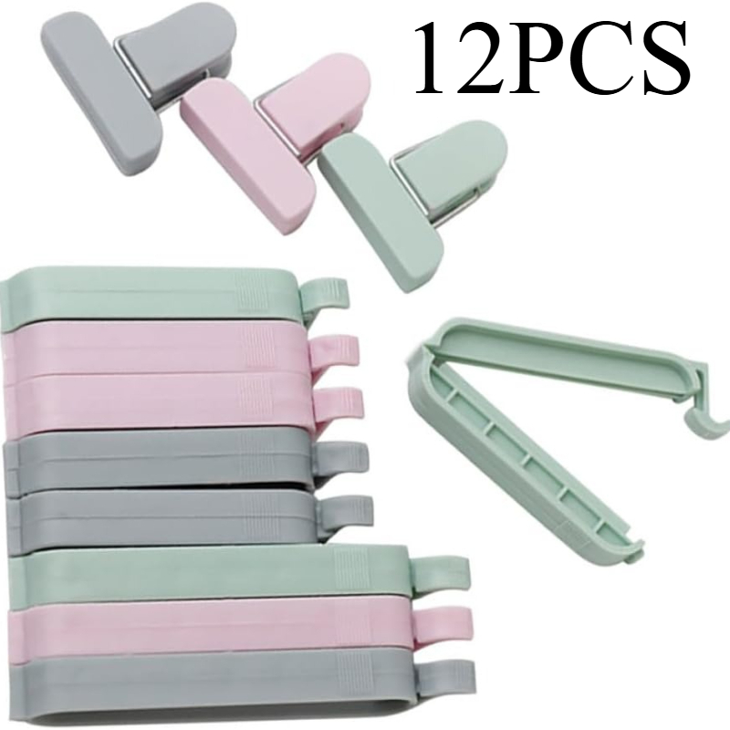 Food Snacks Chips - 12 Pezzi Clip Sigillanti in Plastica