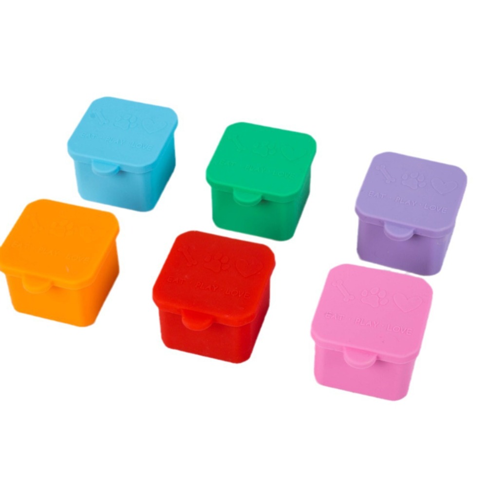 Food Snacks That Are Green - 1/3 Pezzi Pratici Contenitori in Silicone