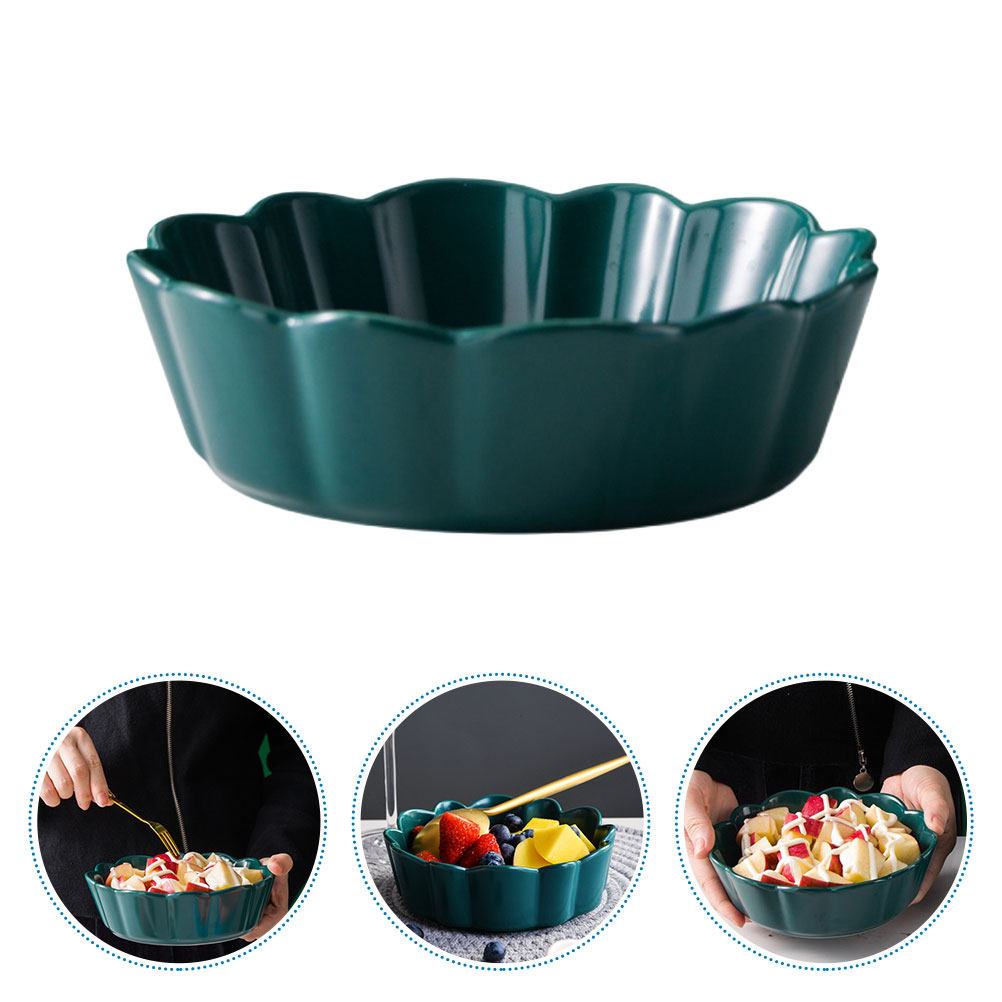 Food Snacks That Are Green - 1 pezzo: ciotola in ceramica con