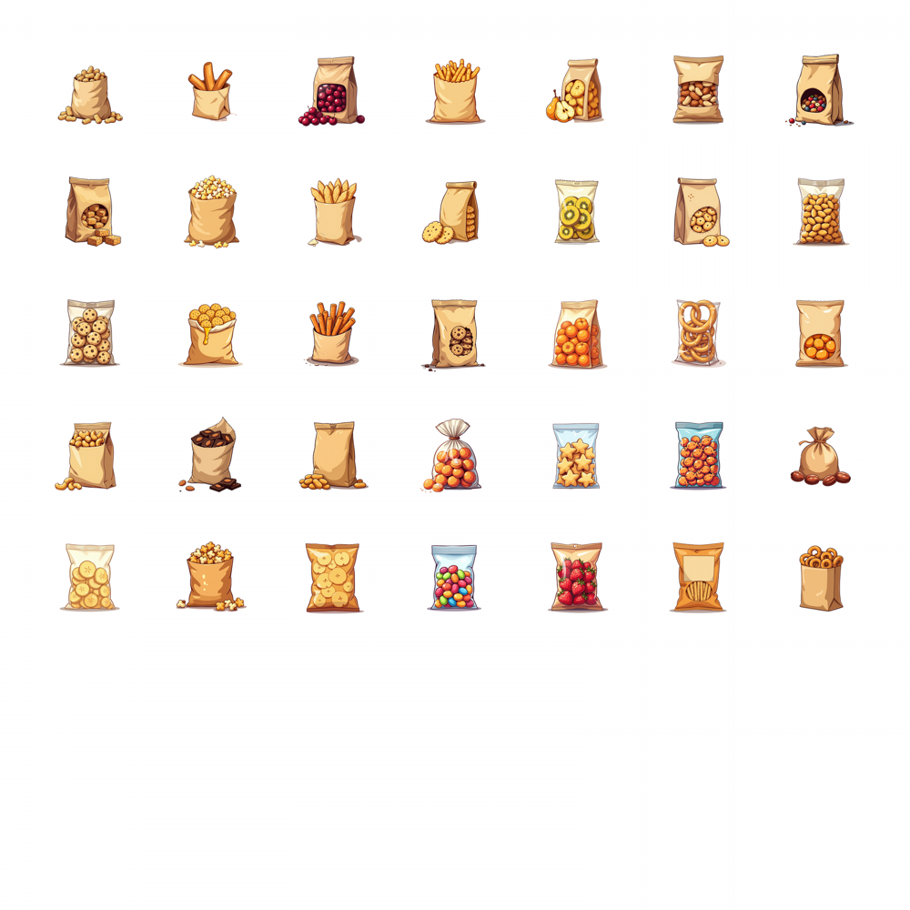 35 pz-100 pz Decalcomanie Croc - Snacks Food Labels recensione e prezzo
