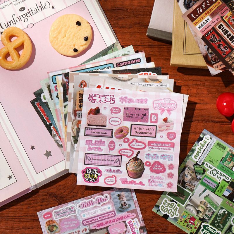 30 Adesivi Vintage per Snack,  - Junk Food Snacks recensione e prezzo