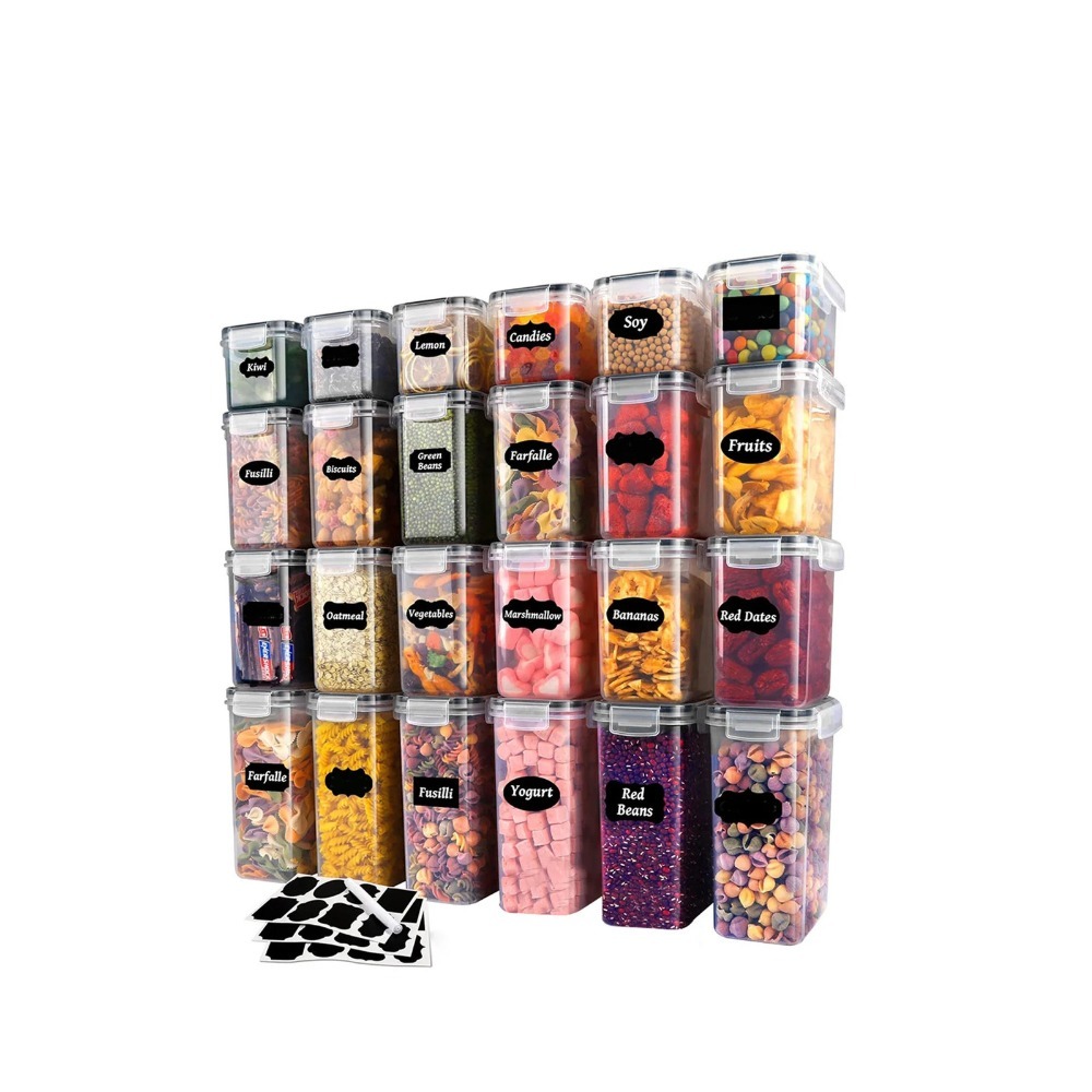 Set da 24 contenitori ermetici - Snacks Food Labels recensione e prezzo
