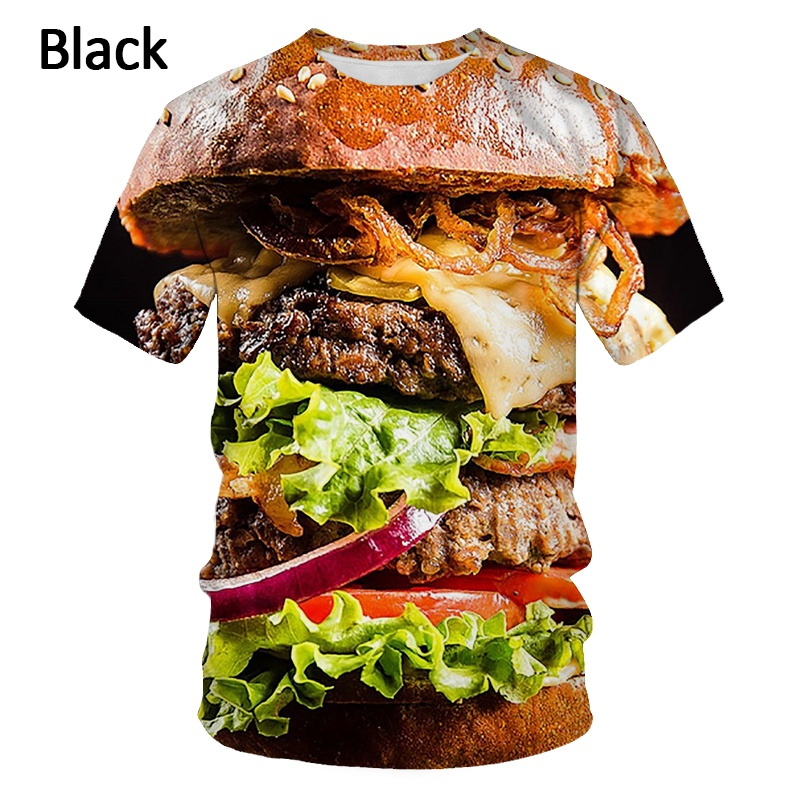 T-shirt grafica con stampa 3D  - Food Snacks Chips recensione e prezzo