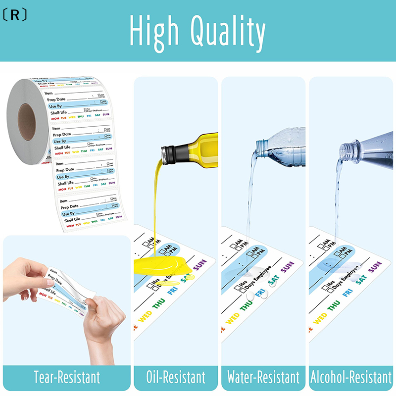 Etichette Adesive per Data di  - Snacks Food Labels recensione e prezzo