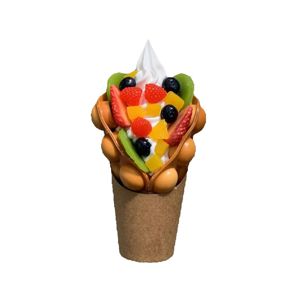 Ice Cream Bubble Waffle Model  - Food Snacks Order recensione e prezzo